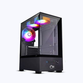 Imagem da oferta Gabinete Gamer ON Gaming ON-ARM-X3 Micro Atx Lateral de Vidro Temperado 3x Fans Preto - ARMX30000951