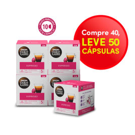 Imagem da oferta COMBO Cápsulas Café ESPRESSO - LEVE 50 PAGUE 40 CÁPSULAS