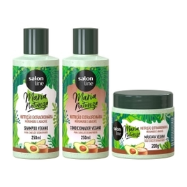 Imagem da oferta Kit com Shampoo + Condicionador + Máscara Nutrição Maria Natureza Extraordinária Salon Line