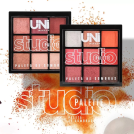 Imagem da oferta Paleta de Sombras Studio Palette 9 Cores - Uni Makeup