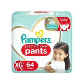 Imagem da oferta Fralda Pampers Premium Care Pants Calça Tam XG