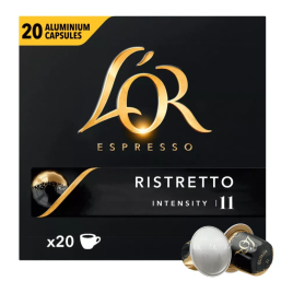 Imagem da oferta 20 Cápsulas De Café Ristretto Intensidade 11 Com 20 Unidades L'or
