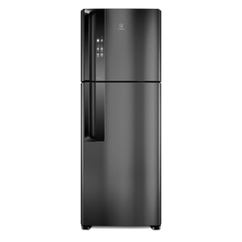 Imagem da oferta Geladeira-Electrolux-Top-Freezer-Frost-Free-Efficient-Black-Inox-Look-com-Autosense-IF56B - : Outlet Eletrodomé