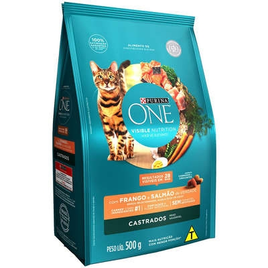 Imagem da oferta Ração Seca Nestlé Purina One Frango e Carne para Gatos Castrados - 7.5kg