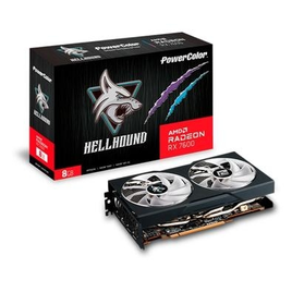 Imagem da oferta Placa de Vídeo RX 7600 Hellhound Power Color AMD Radeon 8GB GDDR6 - RX7600 8G-L/OC