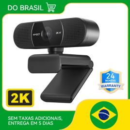 Imagem da oferta Webcam Emeet 2K com Foco Automático 2 Microfones e Tampa de Privacidade