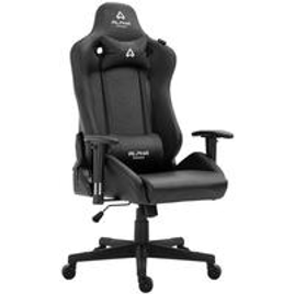 Imagem da oferta Cadeira Gamer Alpha Gamer Zeta Preto Reclinável com Almofadas Cilindro de Gás Classe 4 - AGZETA-BK