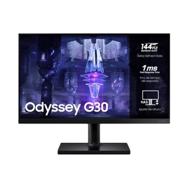 Imagem da oferta Monitor Gamer Samsung Odyssey G30 24'' Led FHD 144Hz 1ms HDMI DP IPS Freesync Pivot - LS24BG300ELMZD