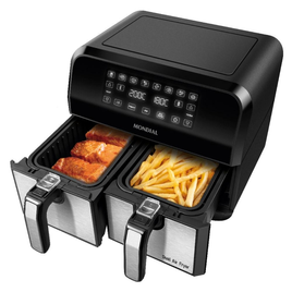 Imagem da oferta Fritadeira 8L Air Fryer Dual AFD01 Mondial Preto 127V