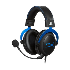 Imagem da oferta Headset Gamer HyperX Cloud Blue PS4 - HX-HSCLS-BL/AM