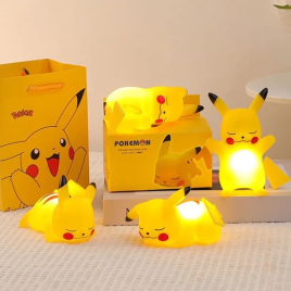 Imagem da oferta Pokemon Pikachu LED Night Light para crianças anime bonito luz suave quarto luz de cabeceira