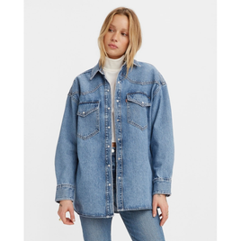 Imagem da oferta Camisa Jeans Levi's Dylan Oversized Western - Feminina