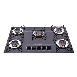 Imagem da oferta Cooktop 5 Bocas Chamalux Ultra Chama Preto Bivolt