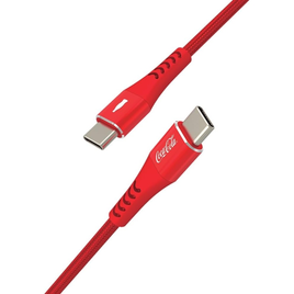 Imagem da oferta Coca-Cola Cabo Elite USB-C para USB-C - Vermelho