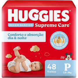 Imagem da oferta Huggies Supreme Care P - Fralda infantil 48 unidades