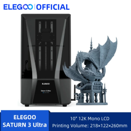 Imagem da oferta ELEGOO-SATURN 3 Ultra Mono MSLA Impressora 3D Tamanho de Impressão em Resina LCD 10 \