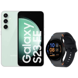 Imagem da oferta Samsung Galaxy S23 FE 5G 128GB + Smartwatch Samsung Galaxy Watch FE 40mm