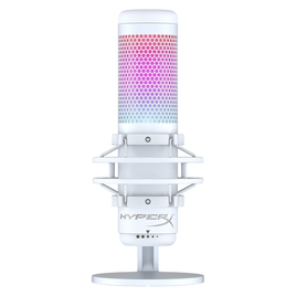 Imagem da oferta Microfone Gamer HyperX QuadCast S Podcast Antivibração LED RGB USB Compatível com PC PS4 e Mac - 519P0AA