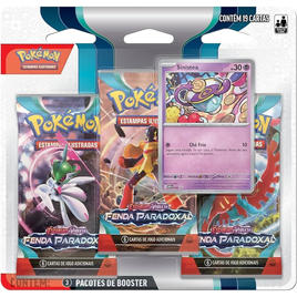 Imagem da oferta Triple Pack Pokémon TCG Sinistea Escarlate E Violeta 4 Fenda Paradoxal Cor: Estampado - Copag