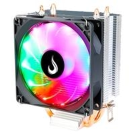 Imagem da oferta Cooler para Processador Gamer Rise Mode Z5 LED Rainbow Intel e AMD 90mm Preto - RM-ACZ-Z5-RGB