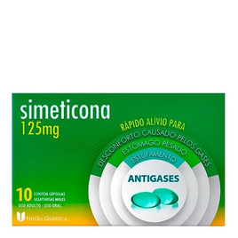 Imagem da oferta Simeticona 125mg Genérico União Química 10 Cápsulas