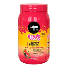 Imagem da oferta Máscara de Hidratação Salon Line To de Cacho Matizadora Vermelha 500g