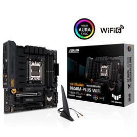 Imagem da oferta Placa Mãe Asus TUF Gaming B650M-PLUS WIFI Chipset B650 AMD AM5 mATX DDR5 90MB1BF0-M0EAY0