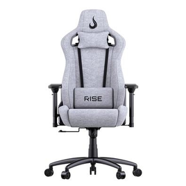 Imagem da oferta Cadeira Gamer Rise Mode Z5 Ângulo Ajustável Braço 4D Cinza Claro Tecido - RM-CG-Z05-GR-FBC