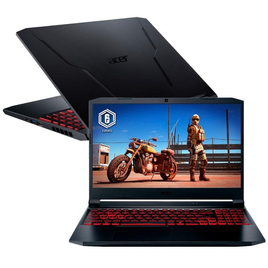Imagem da oferta Notebook Gamer Acer Nitro 5 Core i5-11400H 8GB 512GB SSD Tela 15.6 IPS Full HD 144Hz Linux Gutta AN515-57-57XQ