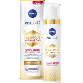 Imagem da oferta Protetor NIVEA Fluido Facial Cellular Luminous 630 FPS 50 - 40ml