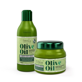 Imagem da oferta Kit Umectação Capilar Olive Oil Shampoo 300ml e Máscara 250g Forever Liss