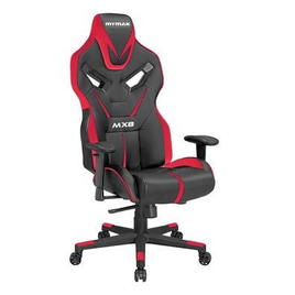 Imagem da oferta Cadeira Gamer Mymax Mx8 Giratória 150Kg Preto E Vermelho