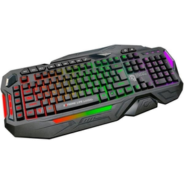 Imagem da oferta Teclado Gamer Death Machine USB LED Preto TGDM Elg