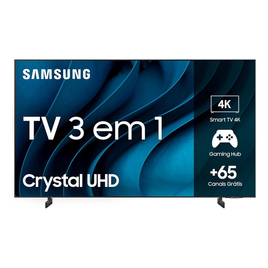 Imagem da oferta Smart TV 50'' Crystal UHD 4K 50CU8000 Design Air Slim 2023 Cor Cinza Titan Samsung 110V/220V