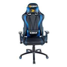 Imagem da oferta Cadeira Gamer KBM! GAMING CG300 Preto e Azul Com Almofadas Reclinável Descanso de Braço 2D - KGCG300PTAZ