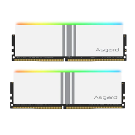 Imagem da oferta Asgard-DDR4 RAM PC para desktop 8GB x 2 16GB x 2 3200MHz 3600MHz RGB branco polar