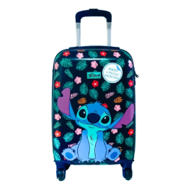 Imagem da oferta Mochila Malinha Escolar Rodas 360 Mala Viagem Bordo P Stitch Cor Azul