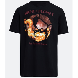 Imagem da oferta Camiseta Regular em Meia Malha com Estampa Dragão Dado RPG