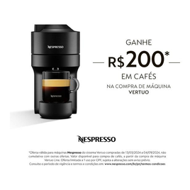 Imagem da oferta Cafeteira Nespresso Vertuo Pop Preta