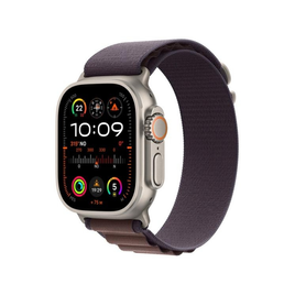 Imagem da oferta Apple Watch Ultra 2 GPS + Cellular Caixa de Titânio de 49mm Pulseira Loop Alpina Índigo M (Neutro em Carbono)