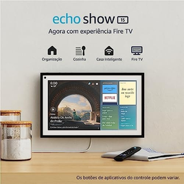 Imagem da oferta Echo Show 15: Smart Display Full HD de 156" com Alexa e experiência Fire TV | Streaming organização e casa inteligent