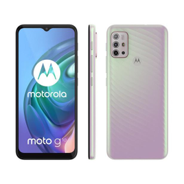 Imagem da oferta Smartphone Motorola Moto G10 64GB Branco Floral - 4G 4GB RAM Tela 6,5 Câm Quádrupla + Selfie 8MP