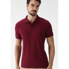 Imagem da oferta Camisa Polo Colcci Reta Logo Vinho