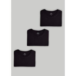 Imagem da oferta Kit Camisetas Hering Básicas Slim - 3 Peças