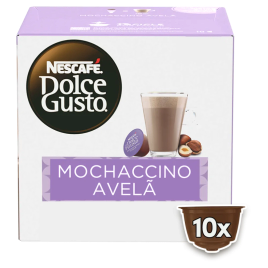 Imagem da oferta Caixa Cápsulas de Café Nescafé Dolce Gusto Mochaccino Avelã - 10 Unidades
