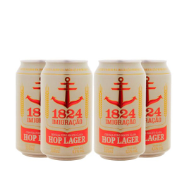 Imagem da oferta Kit 4 Unidades Cerveja Imigração Hop Lager - 350ml