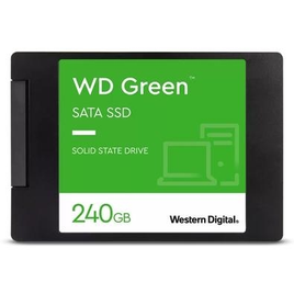 Imagem da oferta SSD SATA WD Green 240GB 2.5" Leitura: 545MB/s e Gravação: 430MB/s Preto - WDS240G3G0A