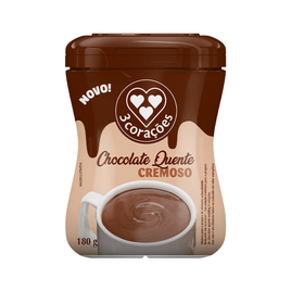 Imagem da oferta Chocolate Quente Cremoso 3 Corações Pote 180g