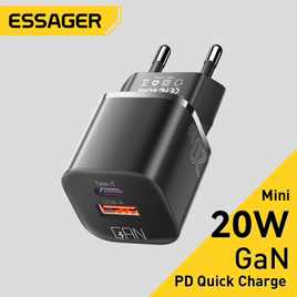 Imagem da oferta Carregador Essager 20W GaN USB-C