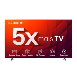 Imagem da oferta Smart TV 86\" 4K LG ThinQ AI 86UR8750PSA HDR Bluetooth Alexa Airplay 2 3 HDMIs
